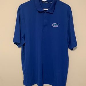 Florida Gators Cutter & Buck Forge Stretch Mens Polo